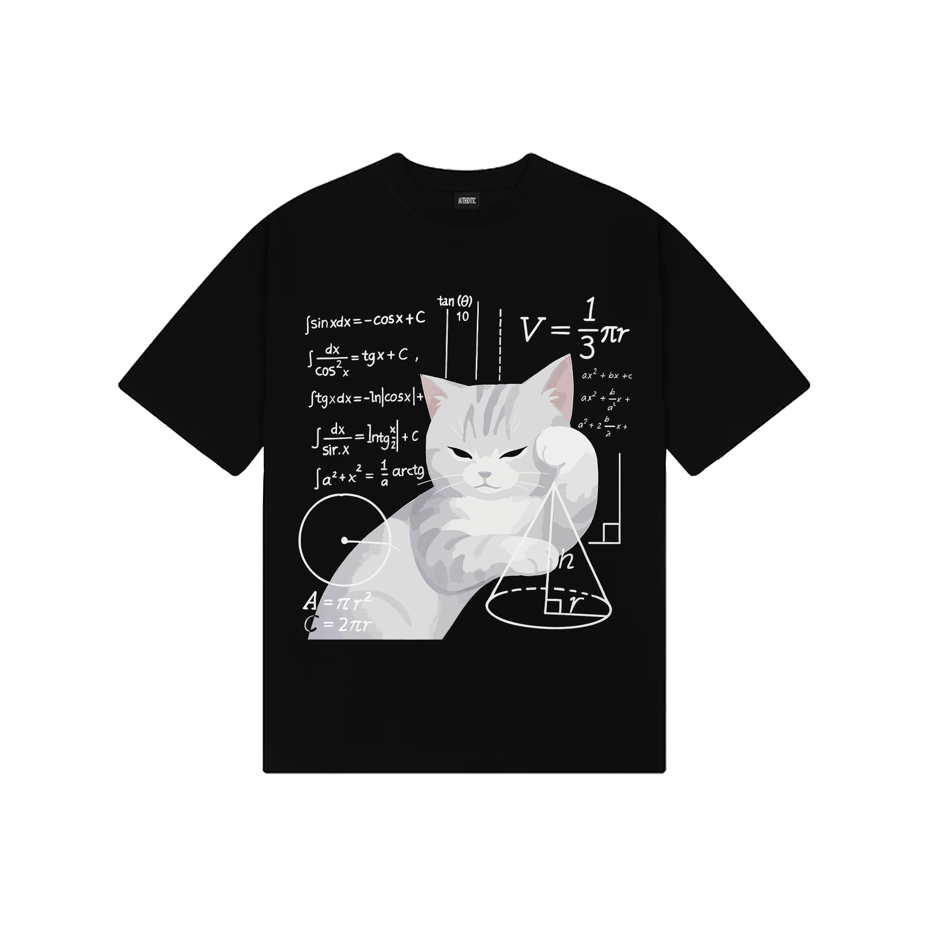 Áo Thun -Genius Cat