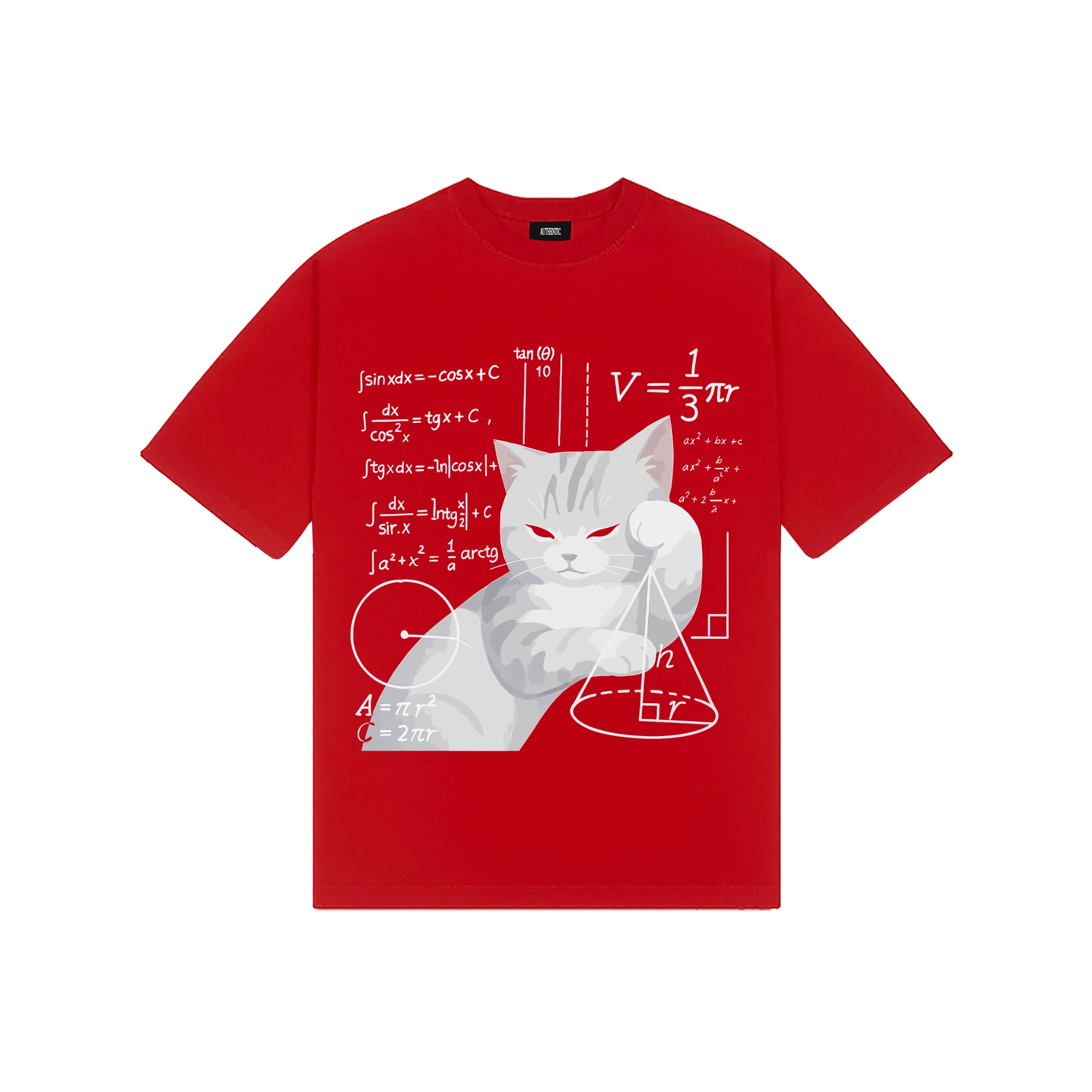 Áo Thun -Genius Cat