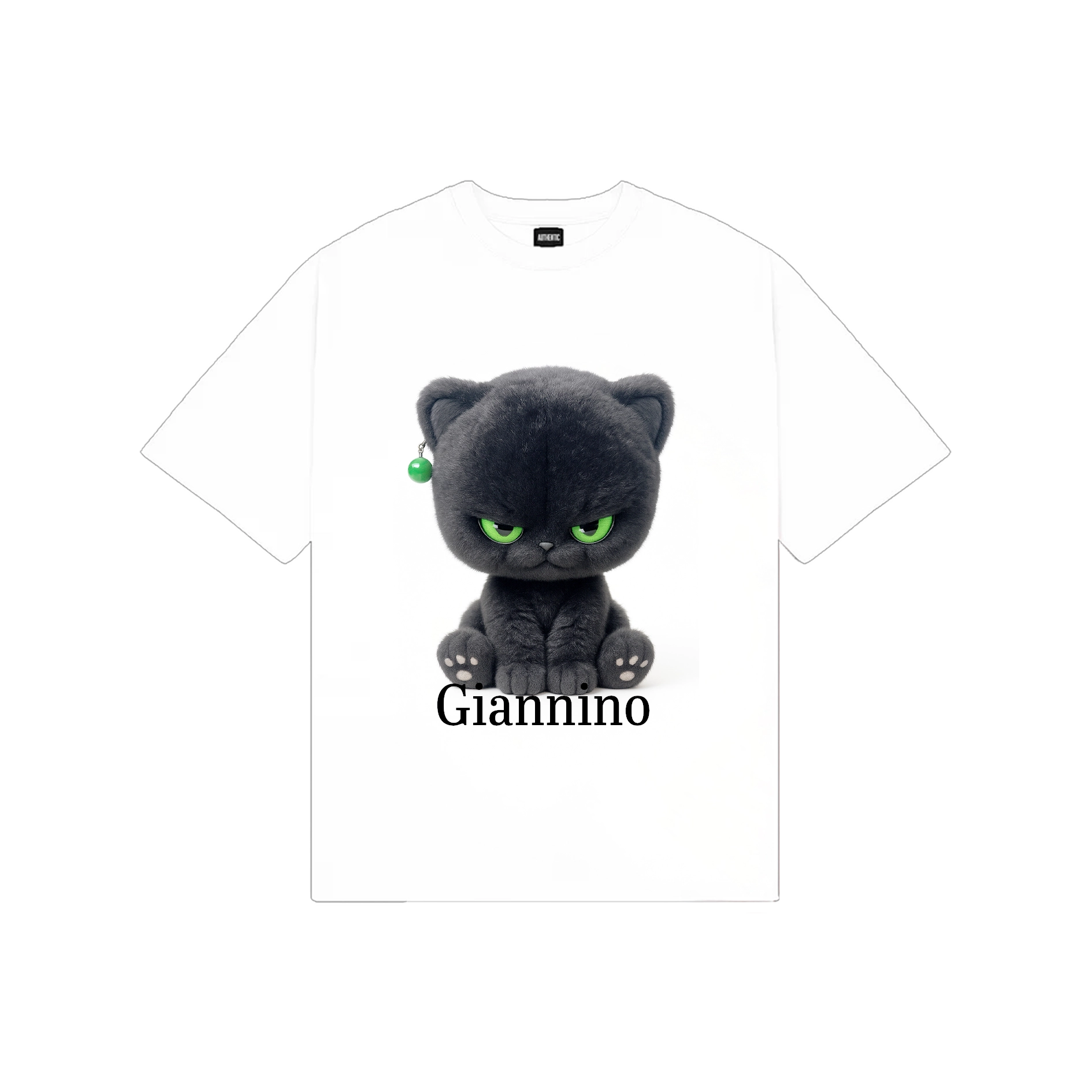 Áo Thun -Black Cat Vibe Tee