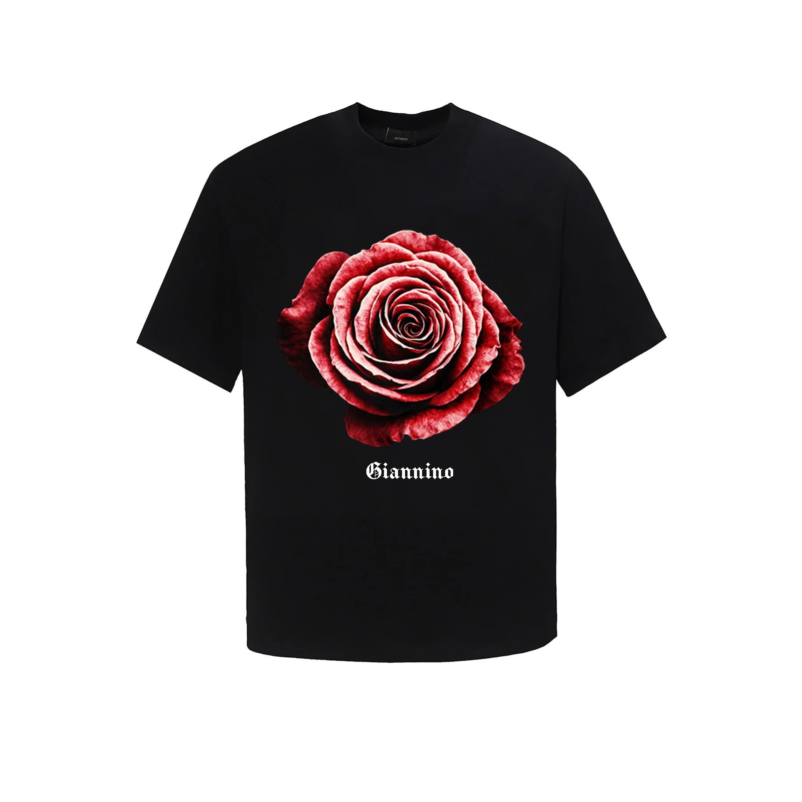 Crimson Bloom Tee