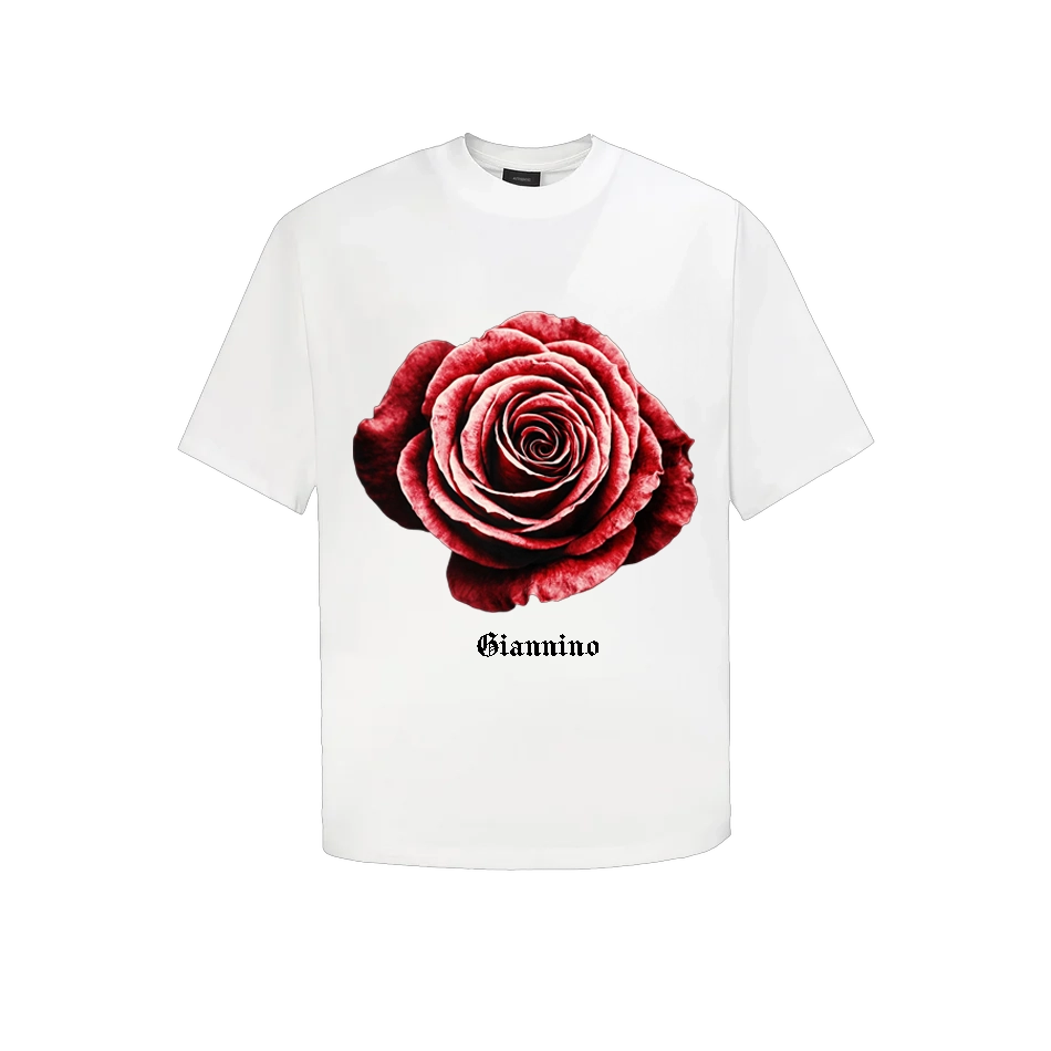 Crimson Bloom Tee