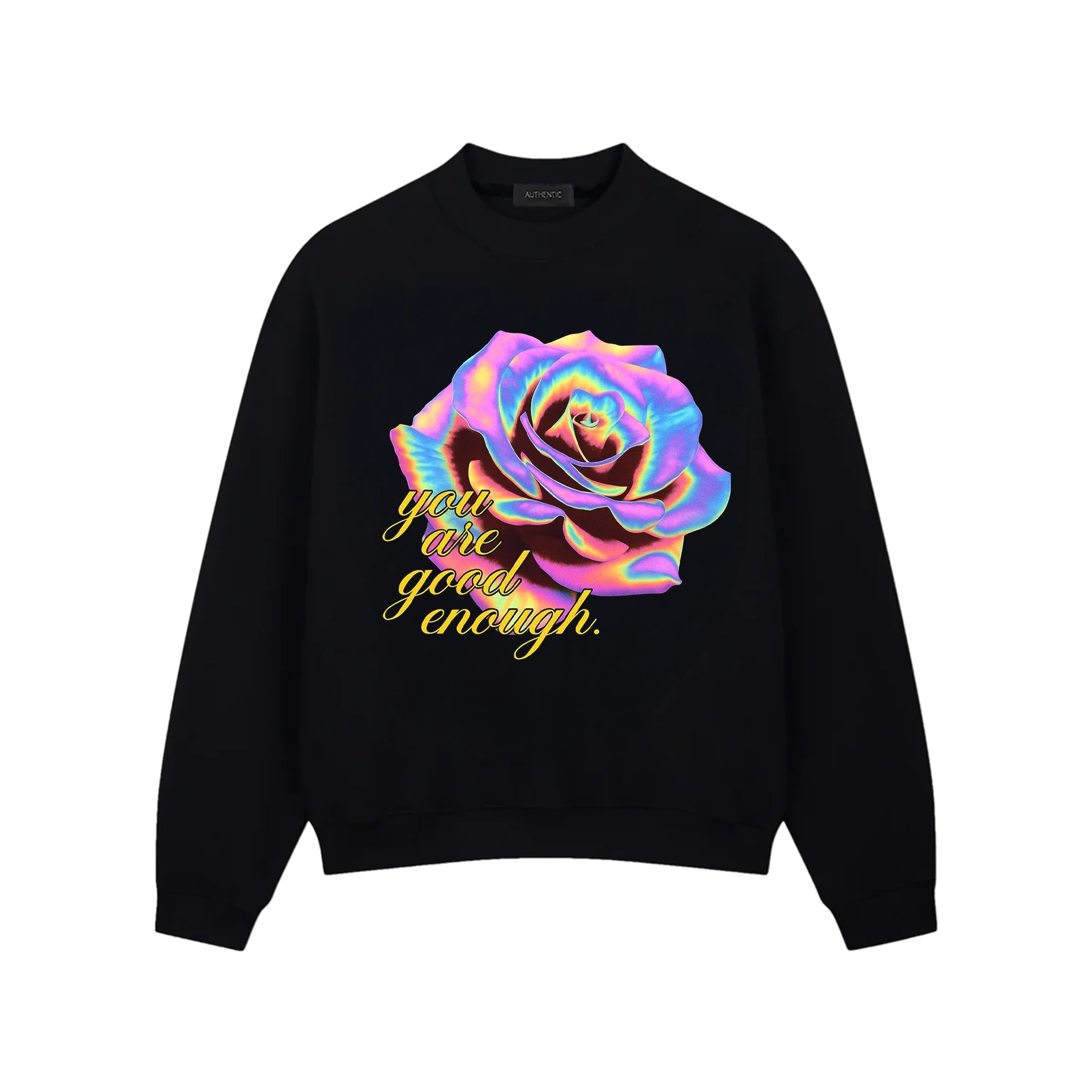 Áo Sweater -rainbow petals
