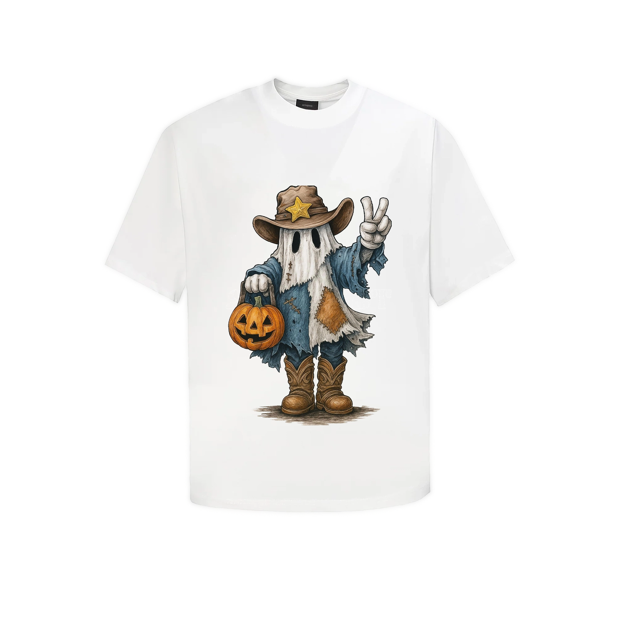 Áo Thun -Ghost Cowboy
