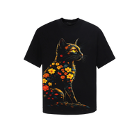 Áo Thun -Lucky Flower Cat