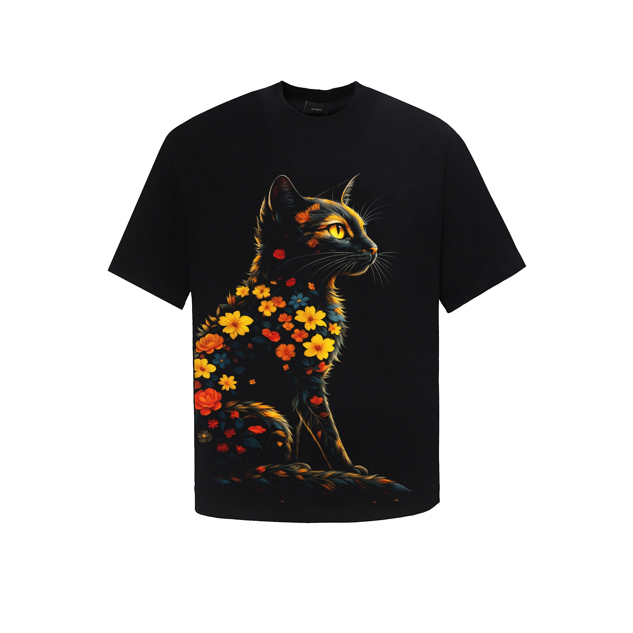 Áo Thun -Lucky Flower Cat