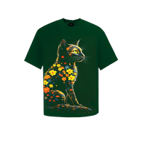 Áo Thun -Lucky Flower Cat